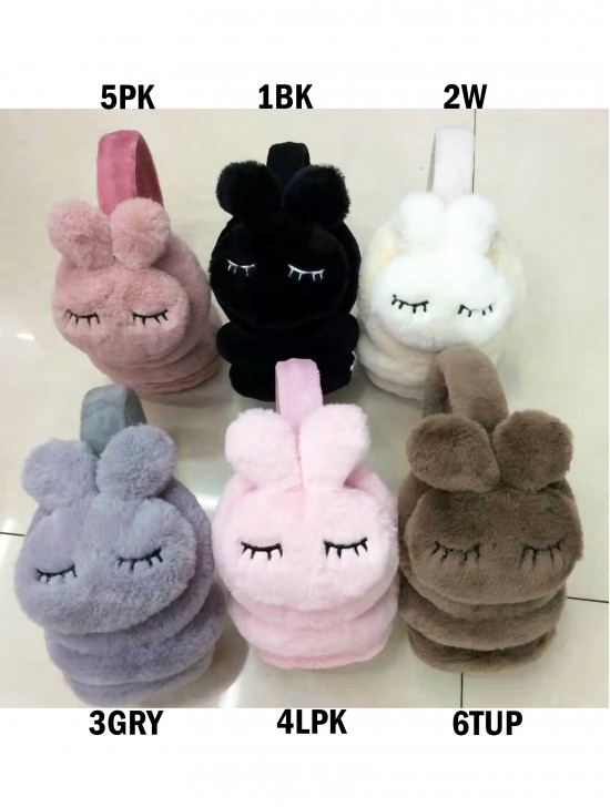 Sleeping Bunny Plush Earmuff